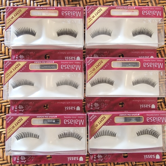 6 pair Remy Eyelashes. - Picture 2 of 5